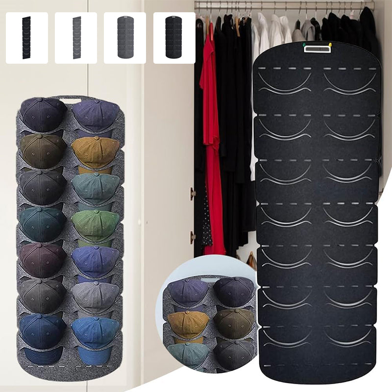 Porta organizer per cappelli multitasche da appendere