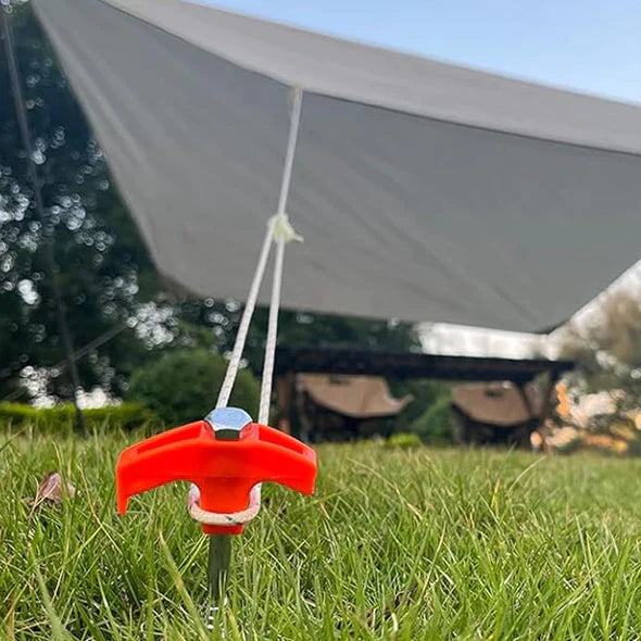 Picchetti per tenda da 8" avvitati - Ancoraggi a terra Avvitabili