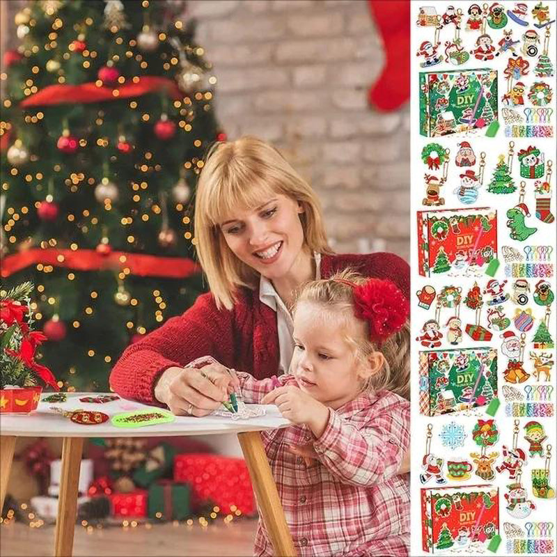 Kit di adesivi per pittura natalizia
