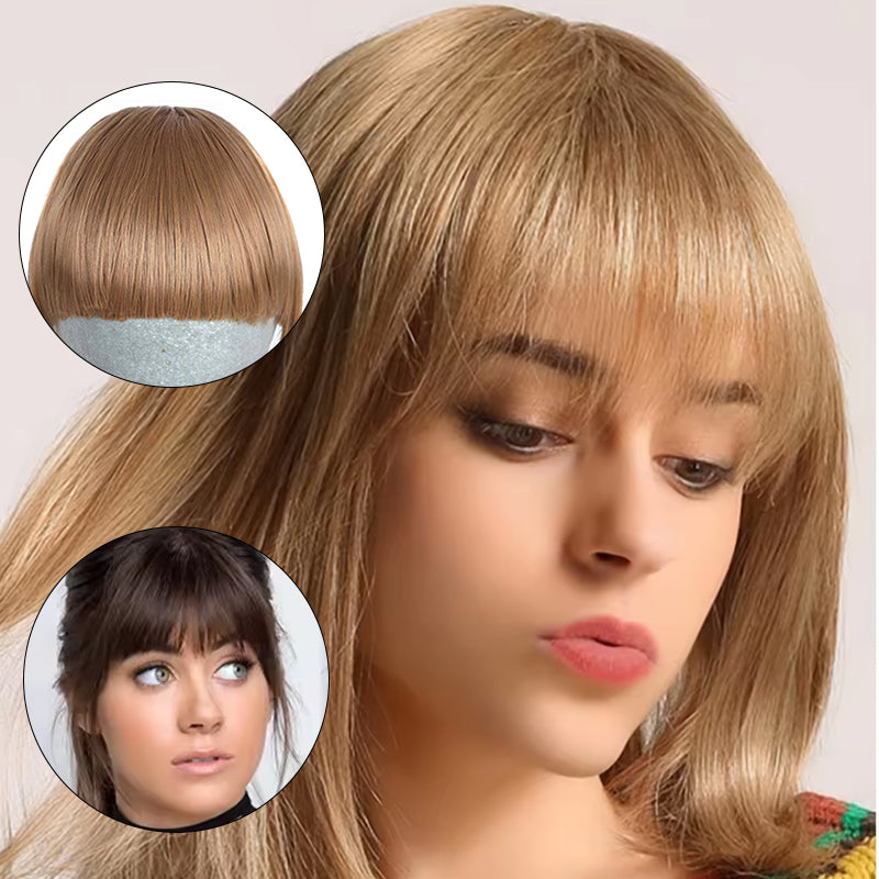 Estensione per capelli senza cuciture con frangia 3D a clip