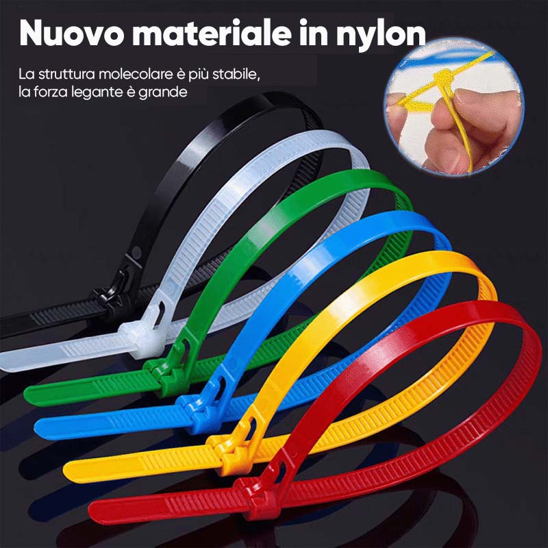 Fibbia Cinturino in cordino di nylon premium autobloccante