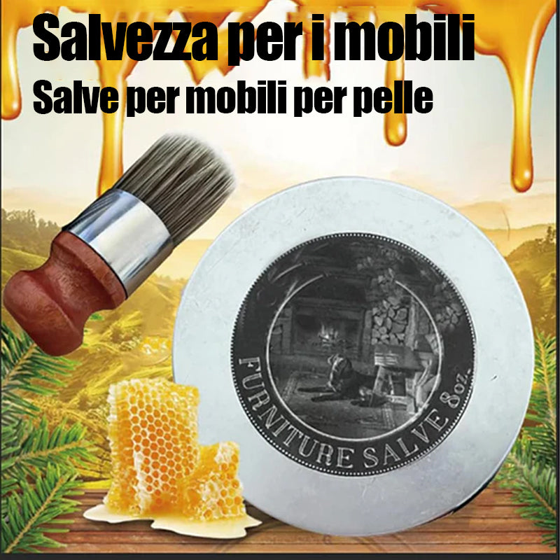Lucido e spazzola per mobili