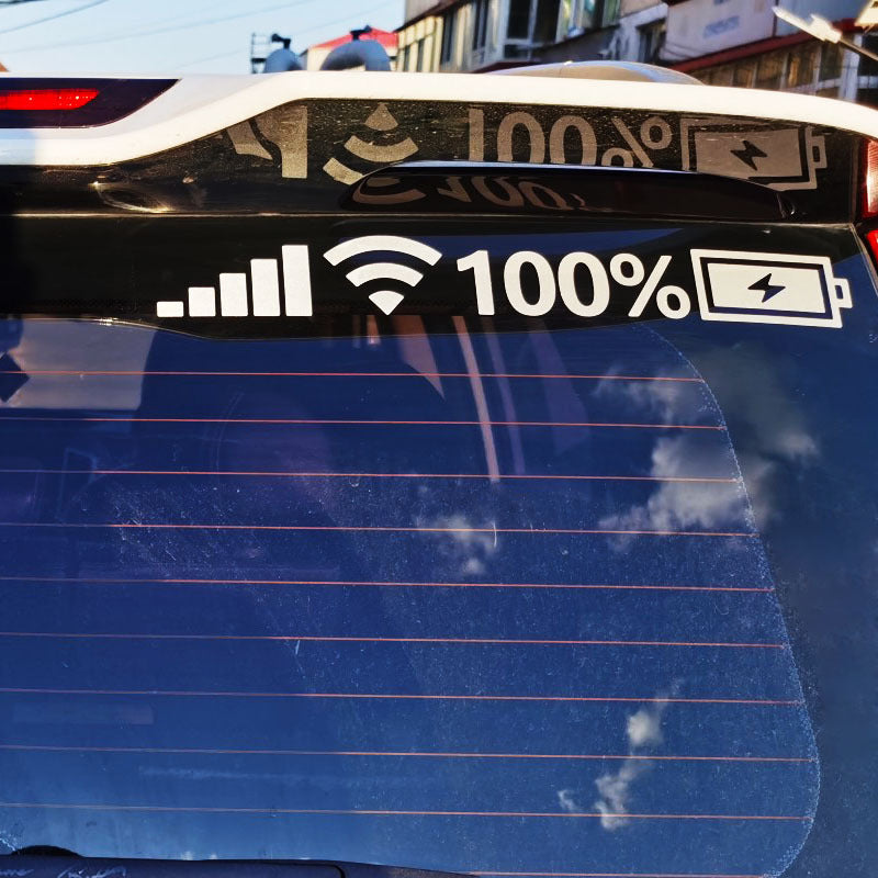 Adesivo riflettente per la segnalazione della batteria (10 pz.)