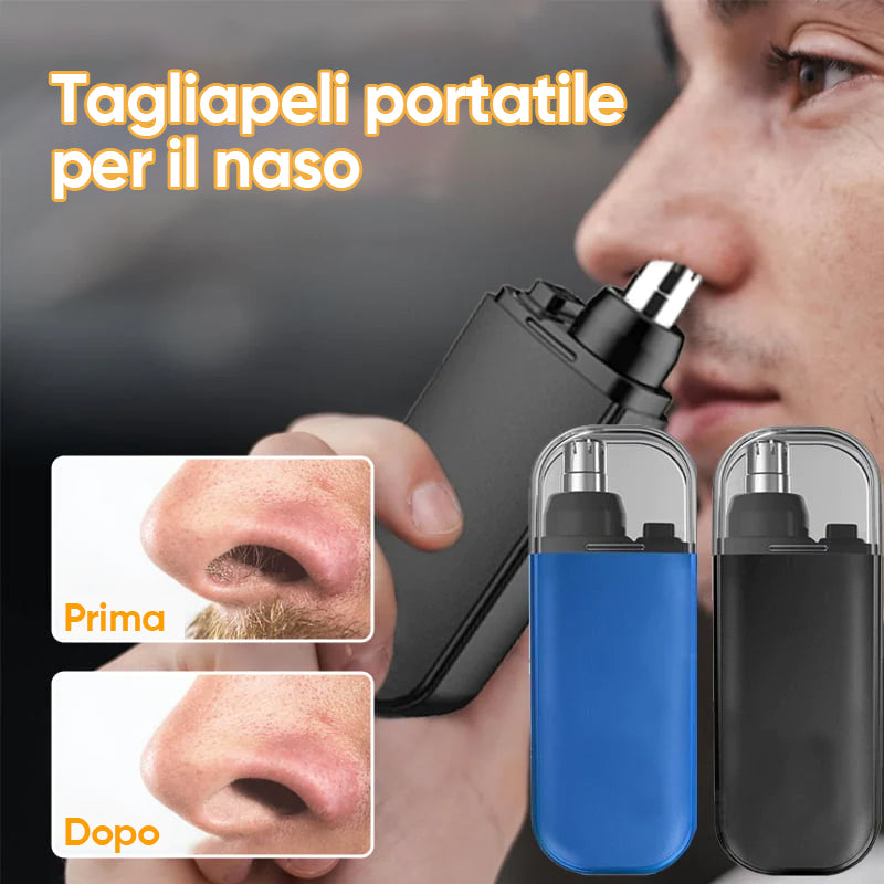 Tagliapeli portatile per il naso