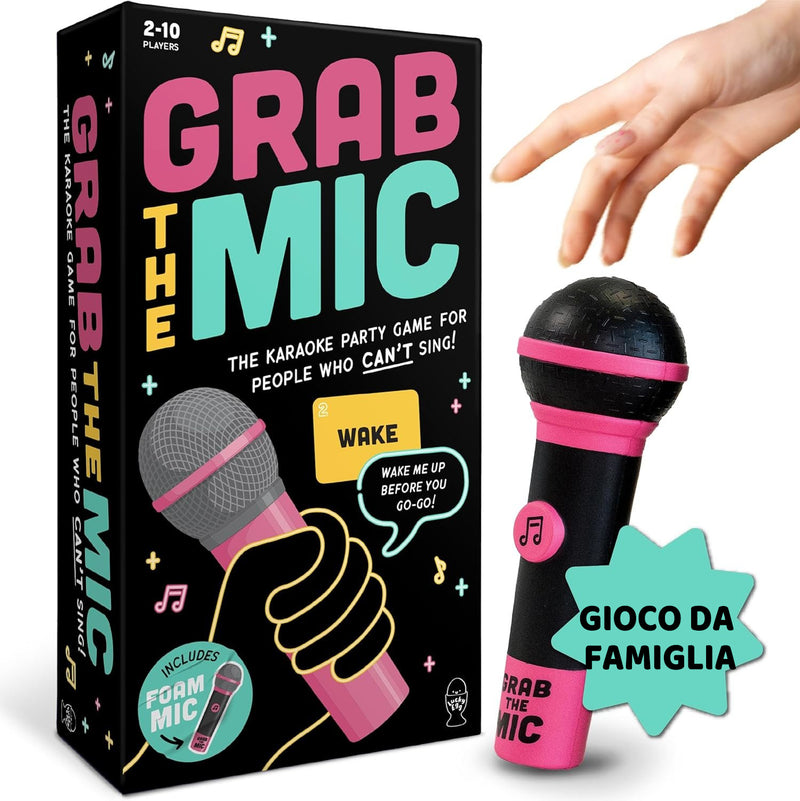 Grab The Mic: il gioco di società per chi non sa cantare!