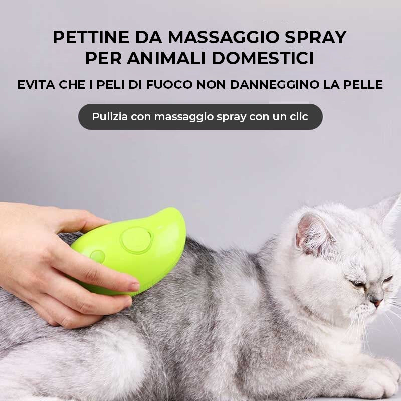 Pettine per capelli fluttuante spray