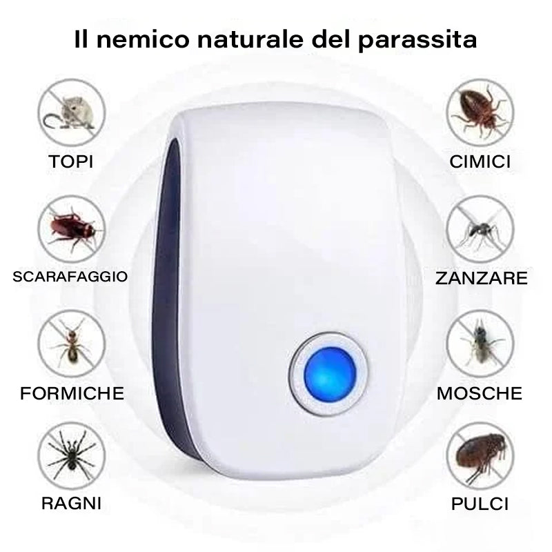 Repellente per zanzare ad ultrasuoni intelligente con inverter
