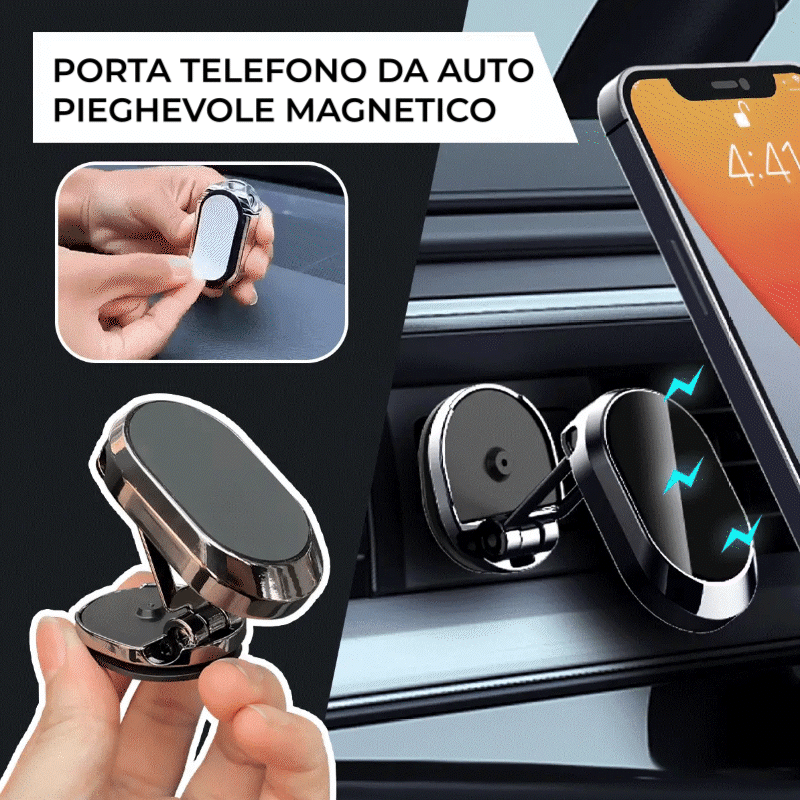 Porta cellulare magnetico per auto