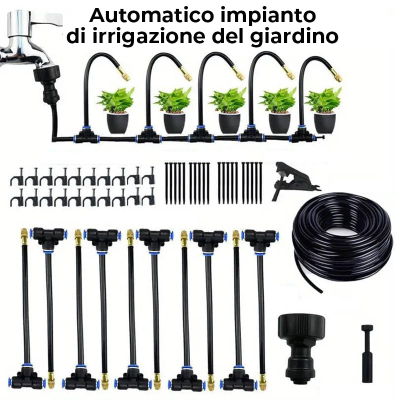 Set di irrigazione a goccia da giardino