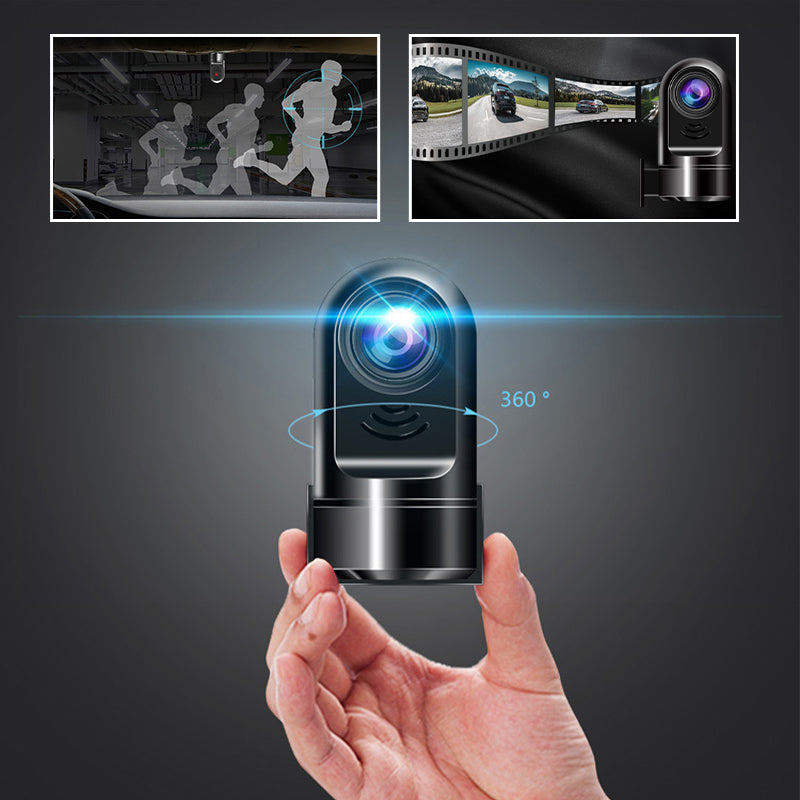 Mini telecamera da cruscotto ADAS 1080P HD con rotazione a 360°