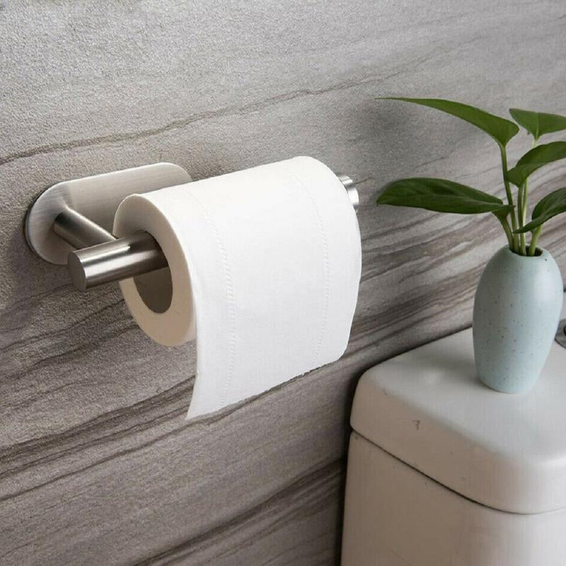 Porta rotolo di carta igienica a parete in acciaio inox