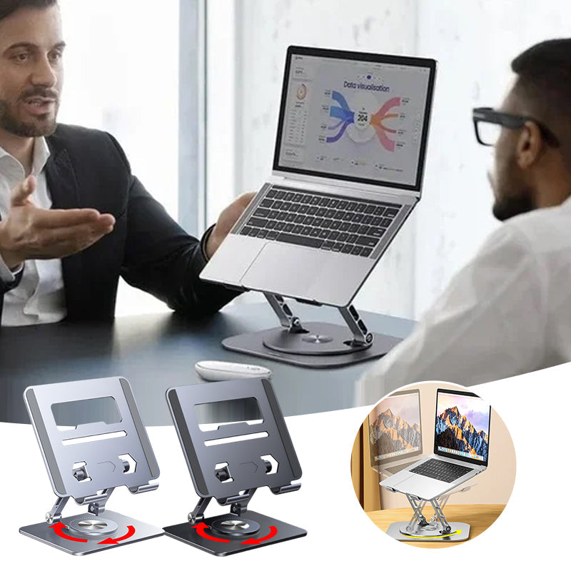 Staffa girevole in lega di alluminio per supporto per laptop