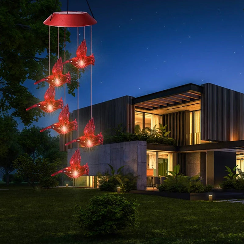 Carillon Solare a LED con Colibrì