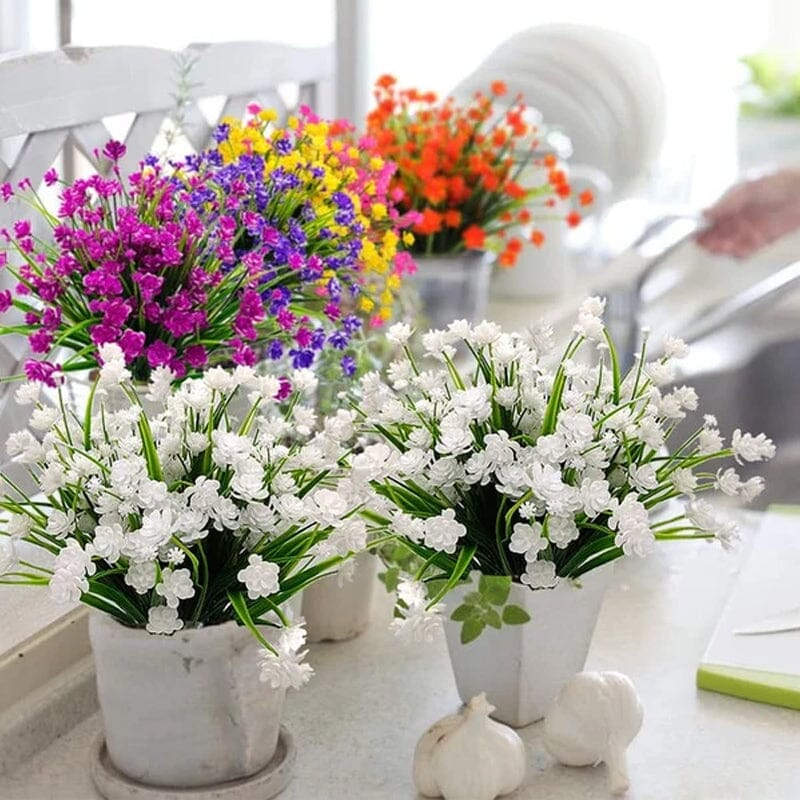 Fiori artificiali da esterno (2 pacchi)