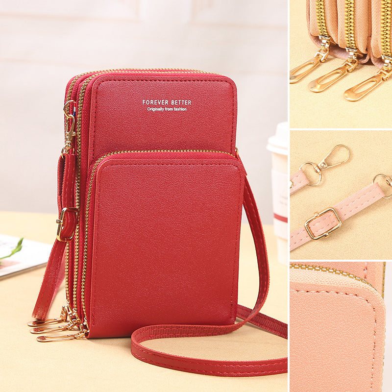 Borsa a tracolla piccola in pelle