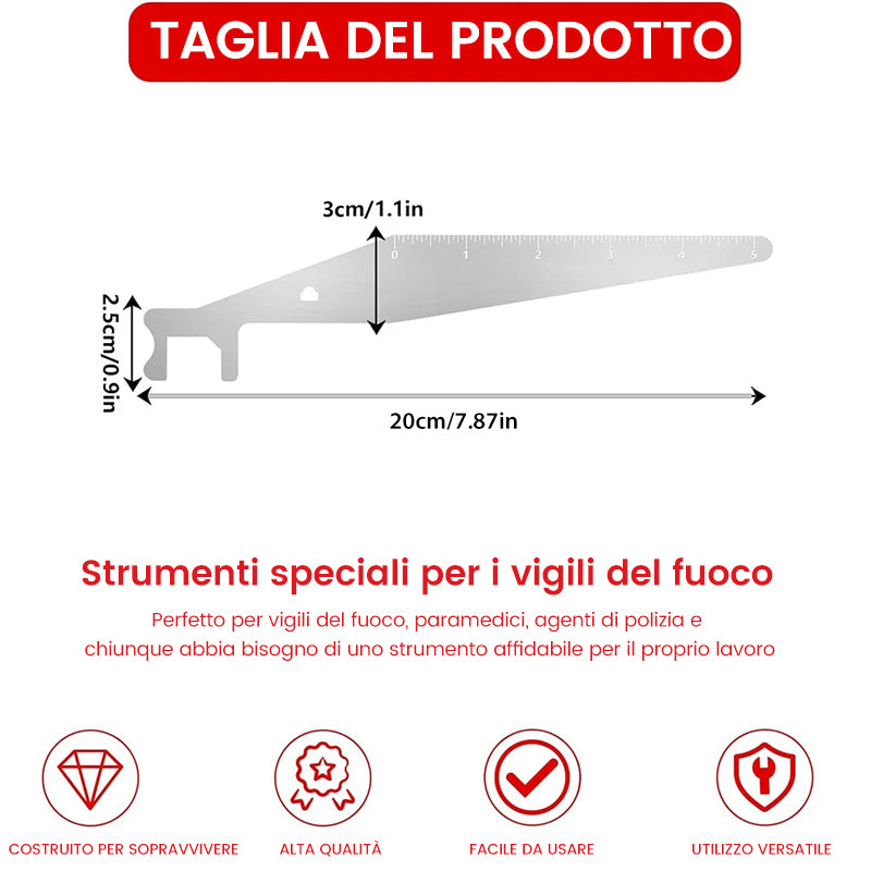 Strumento di fuoco per scassinare le serrature