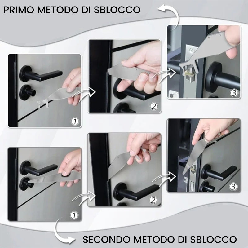 Strumento di fuoco per scassinare le serrature