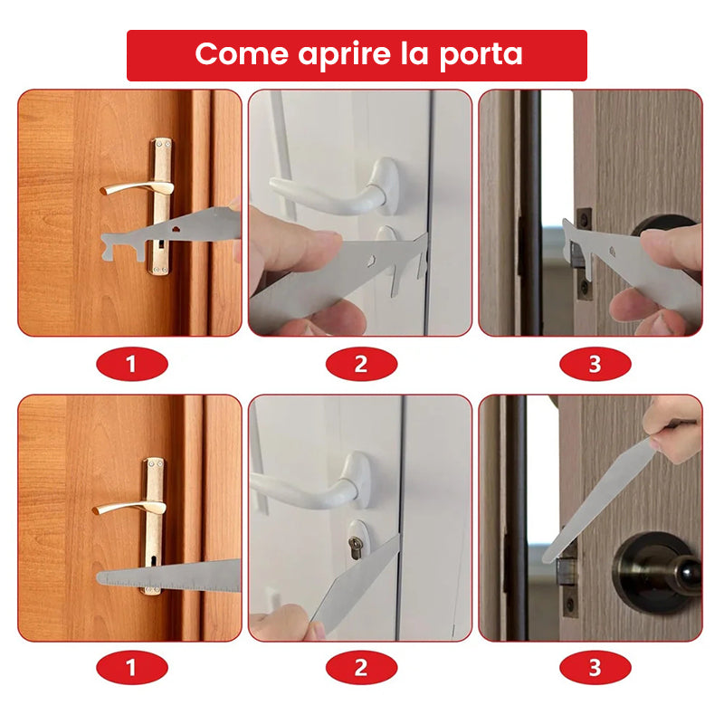 Strumento di fuoco per scassinare le serrature
