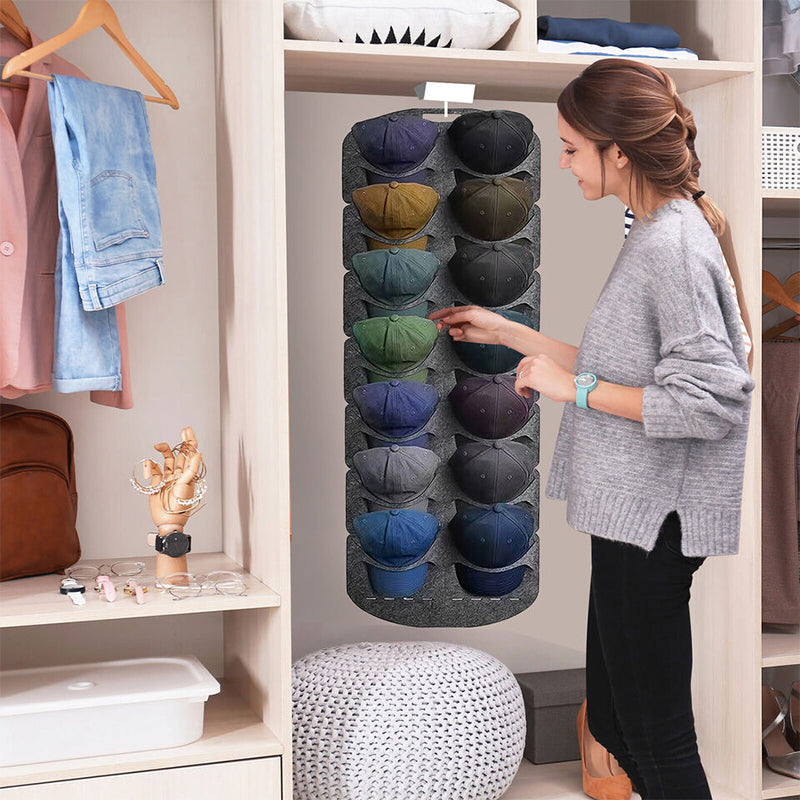 Porta organizer per cappelli multitasche da appendere