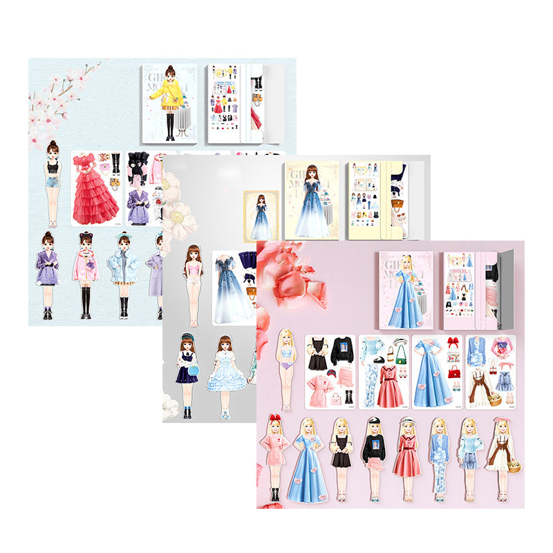 Bambola magnetica da vestire per bambini