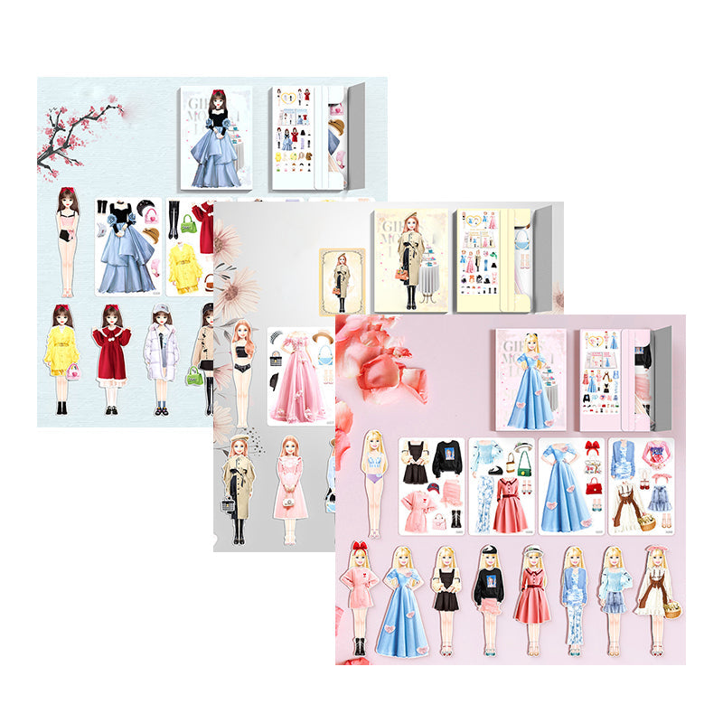 Bambola magnetica da vestire per bambini