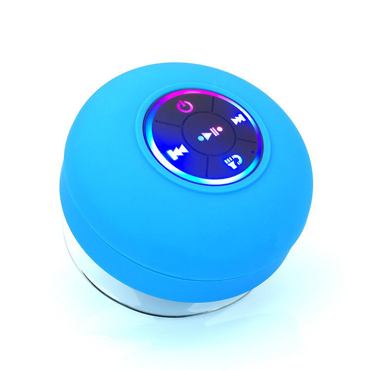 Mini altoparlante da doccia Bluetooth con luce LED