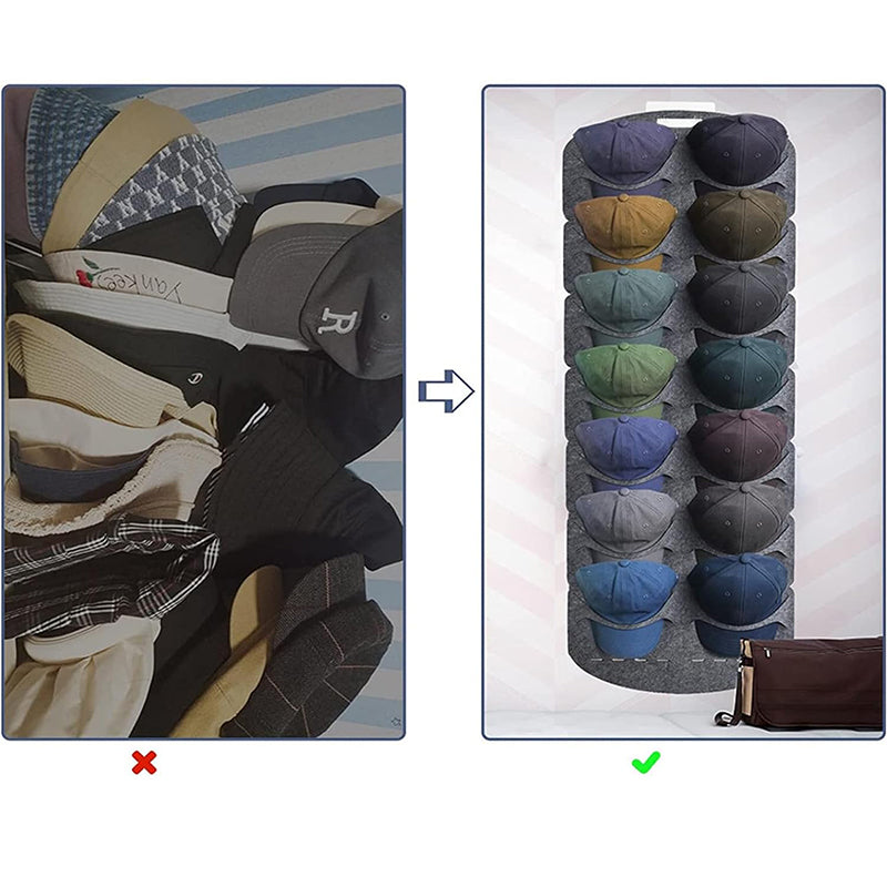 Porta organizer per cappelli multitasche da appendere