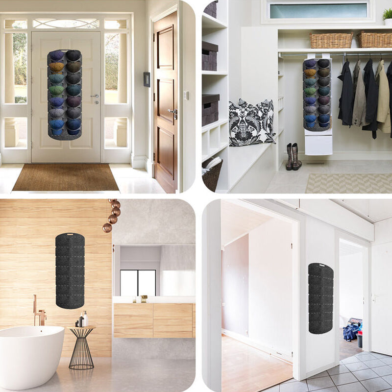 Porta organizer per cappelli multitasche da appendere