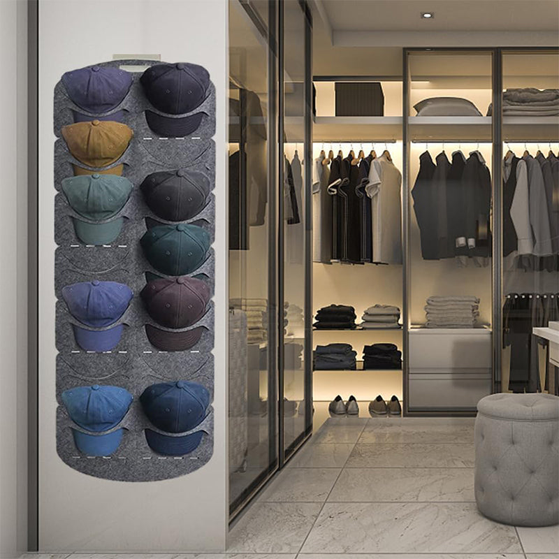 Porta organizer per cappelli multitasche da appendere