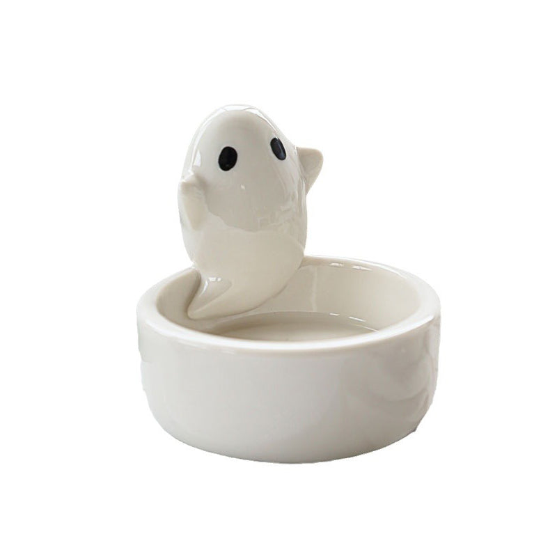 Carino Portacandele Fantasma