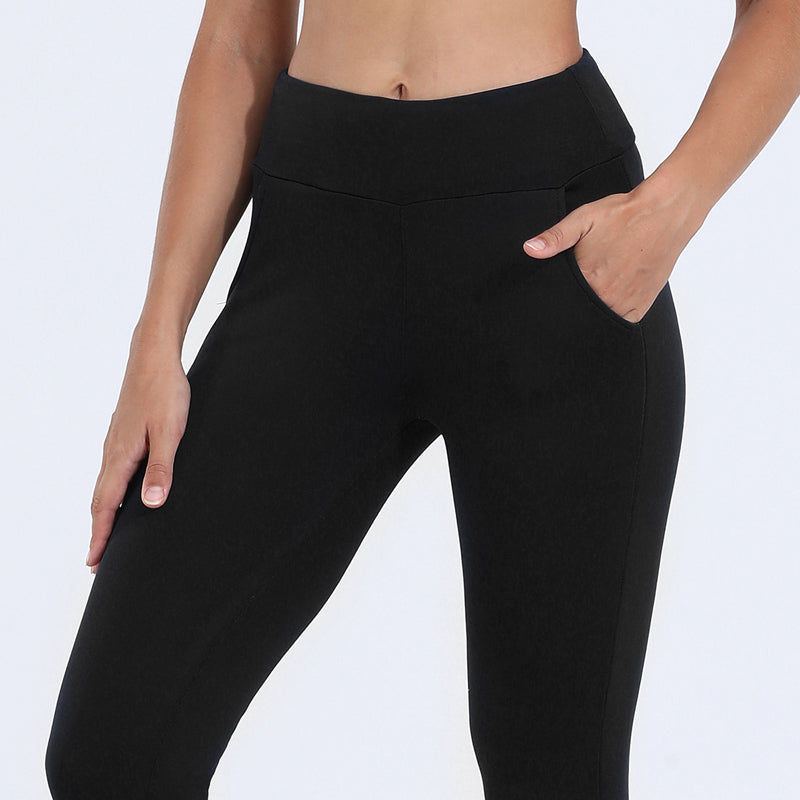 Leggings in pelle di agnello per l'inverno