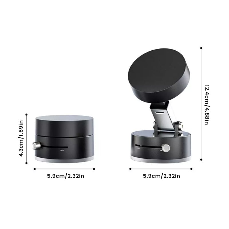 Supporto magnetico a ventosa