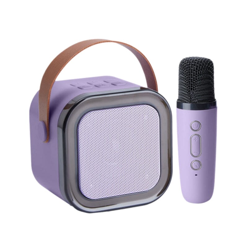 Mini macchina per karaoke con microfoni wireless