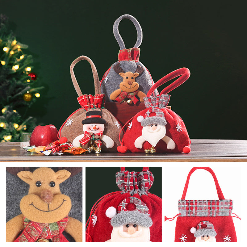 🍎Sacchetti regalo di Natale con cerniera