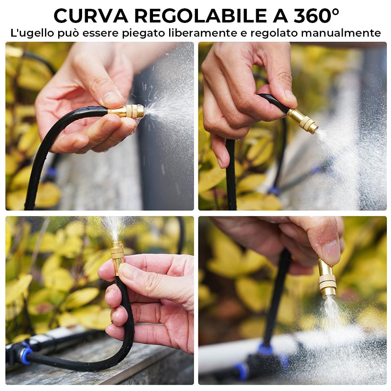 Set di irrigazione a goccia da giardino