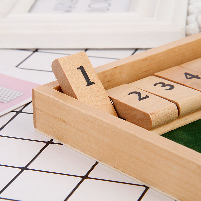 Gioco Chiudi la scatola: divertente gioco di matematica da tavolo per adulti e bambini