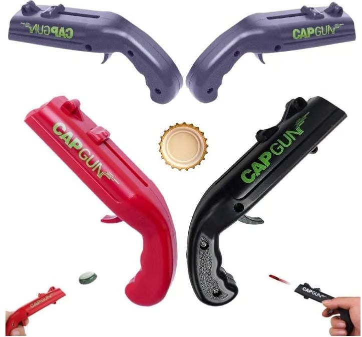 🔥Apribottiglie con pistola a cappuccio🔥