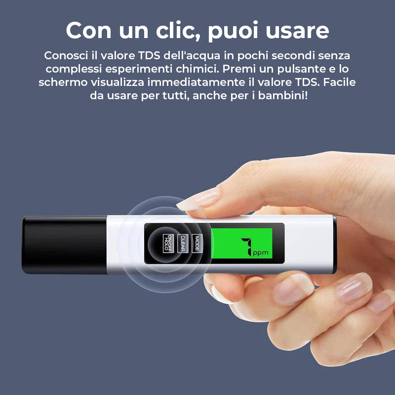 Nuovo misuratore TDS digitale 4 in 1 per test dell'acqua