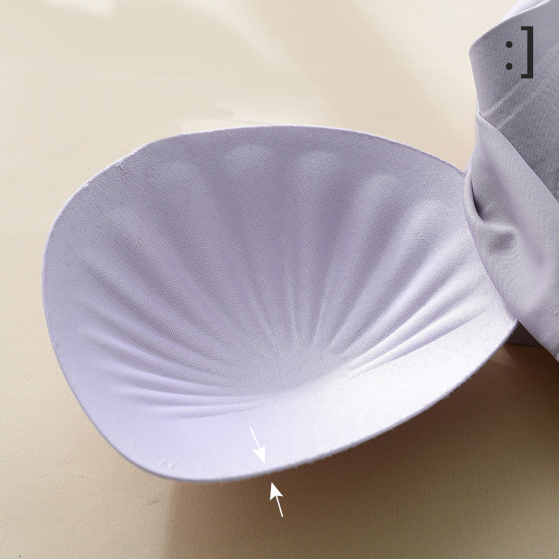 Reggiseno senza ferretto con copertura laterale e anti-cedimento