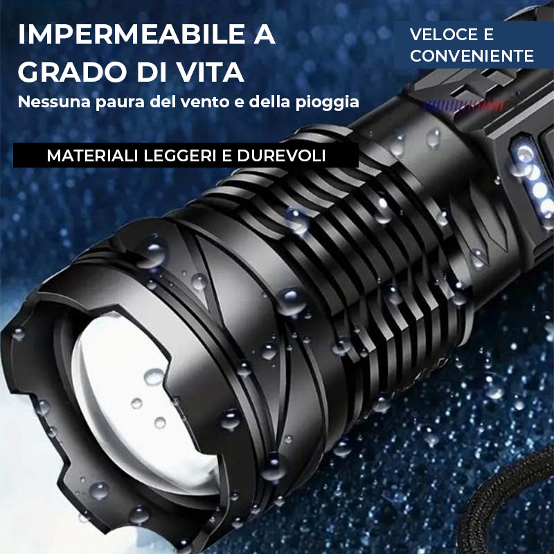 Torcia ultraluminosa al laser bianco a lungo raggio