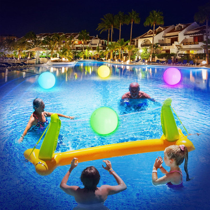 Pallone da spiaggia luminoso a 16 colori con luce a LED
