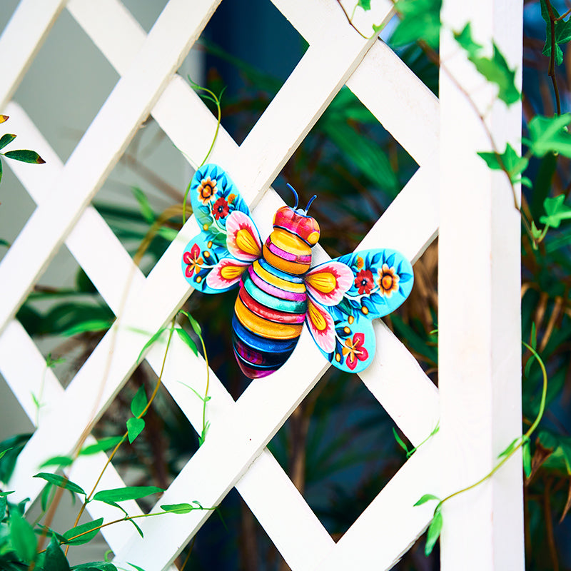 Decorazioni da parete sospese per sculture artistiche in ferro ape per giardino