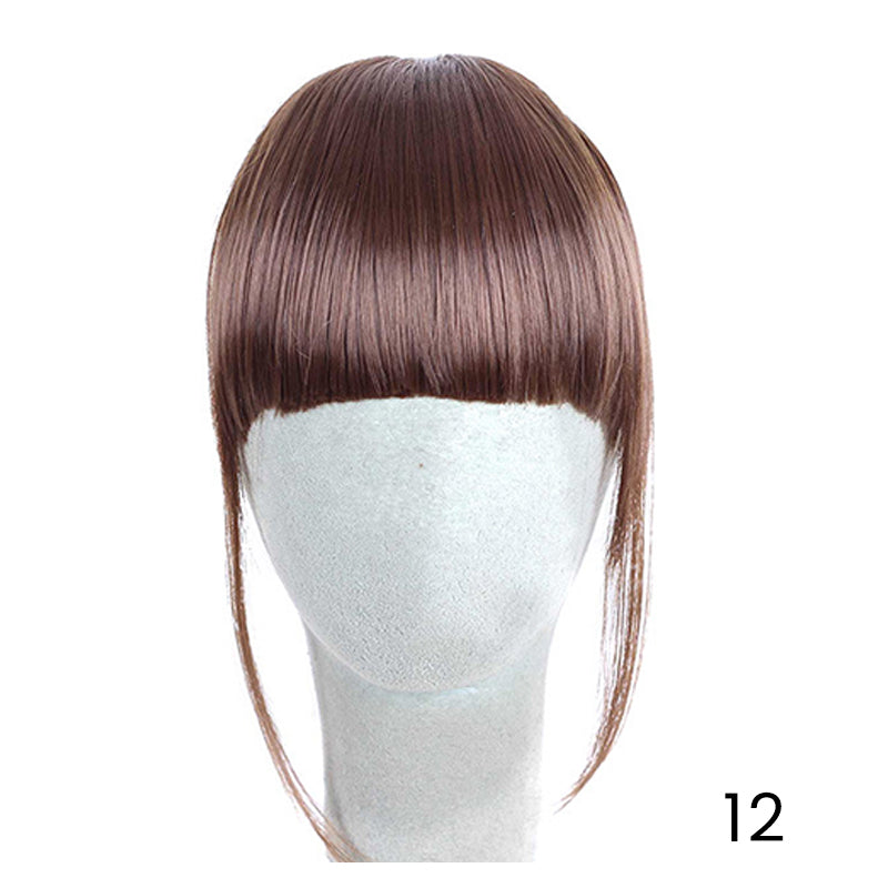 Estensione per capelli senza cuciture con frangia 3D a clip