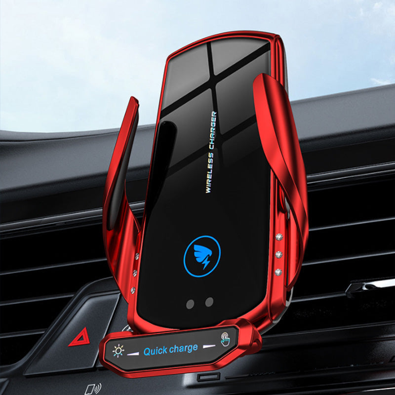 Staffa di ricarica wireless per auto con deformazione a induzione