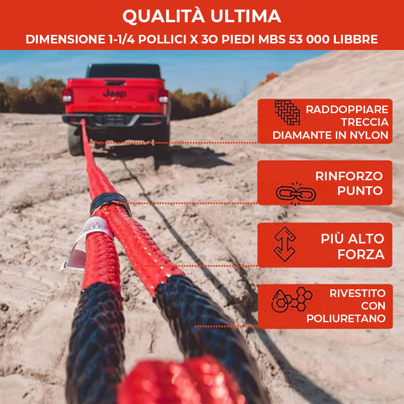 Corda di emergenza per rimorchi