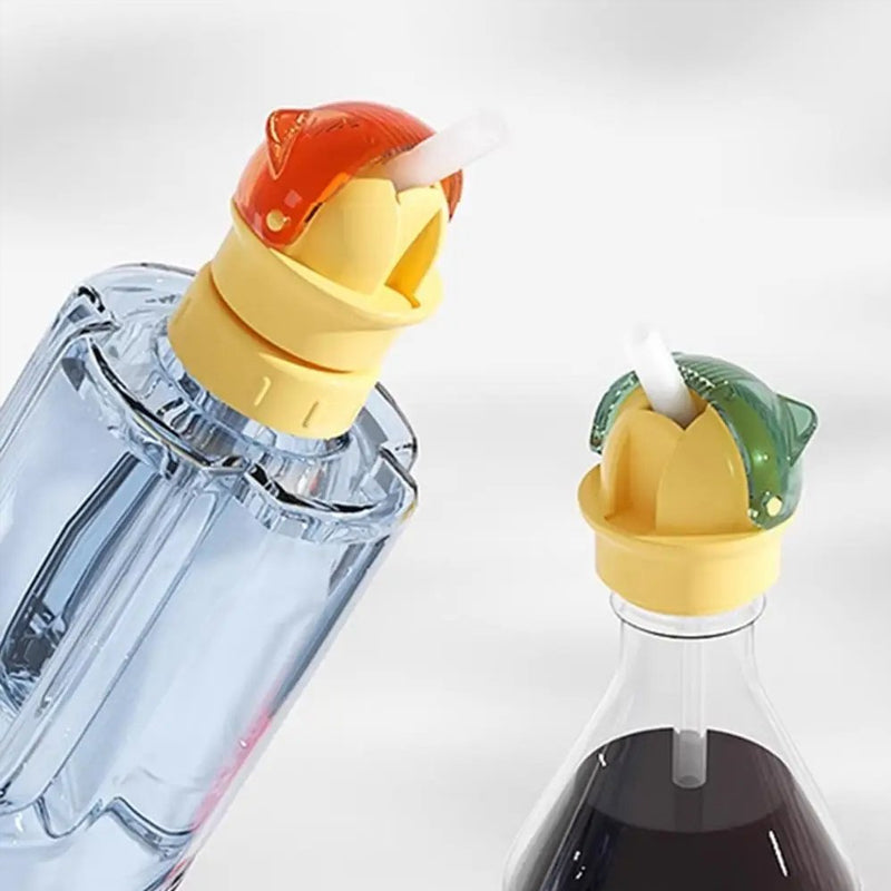 Coperchio con cannuccia per bottiglia d'acqua riutilizzabile per bambini