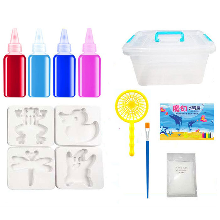 🦀 Magia dell'Acqua ELF, Set di Giocattoli Sensoriali Fatti a Mano con Gel d'Acqua per Bambini
