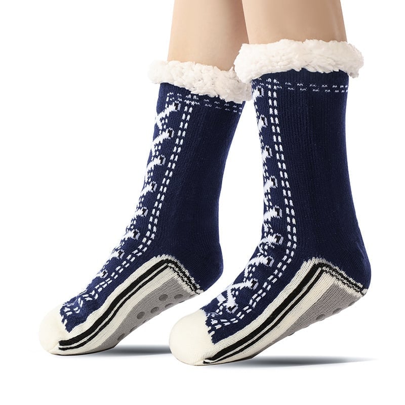 Calzini tipo pantofola in cashmere ultraspesso