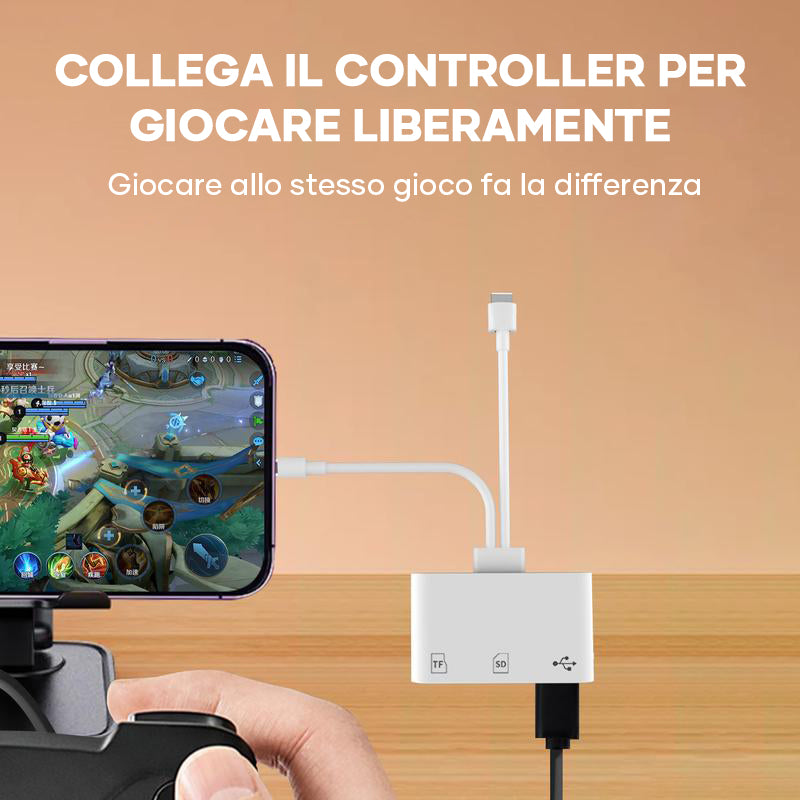Lettore di schede mobile tutto in uno