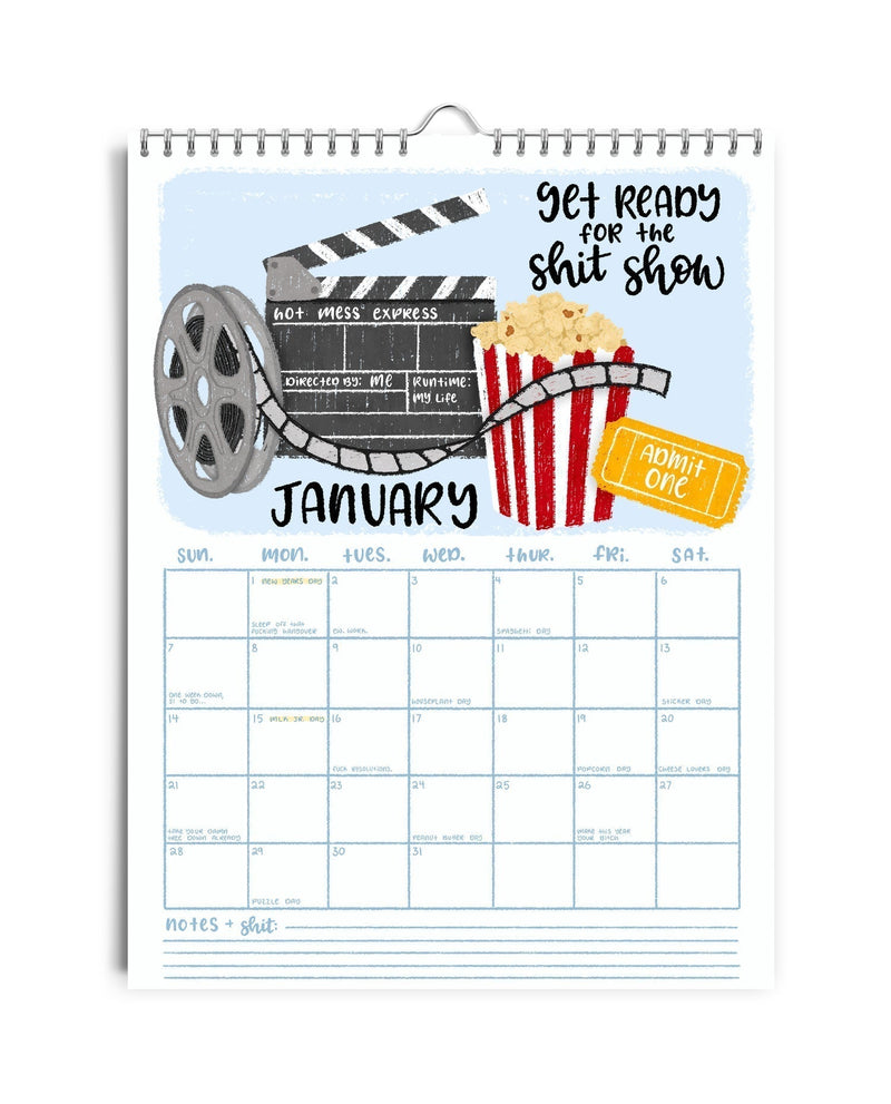 Eccoci Di Nuovo, Cazzo! Calendario 2025